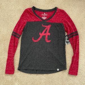 Alabama Long Sleeve, gray & red, S